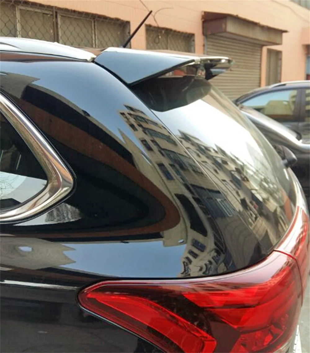 For Mitsubishi Outlander 2013 to 2019 roof spoiler High quality ABS spoiler Primer or any color rear spoiler for Outlander