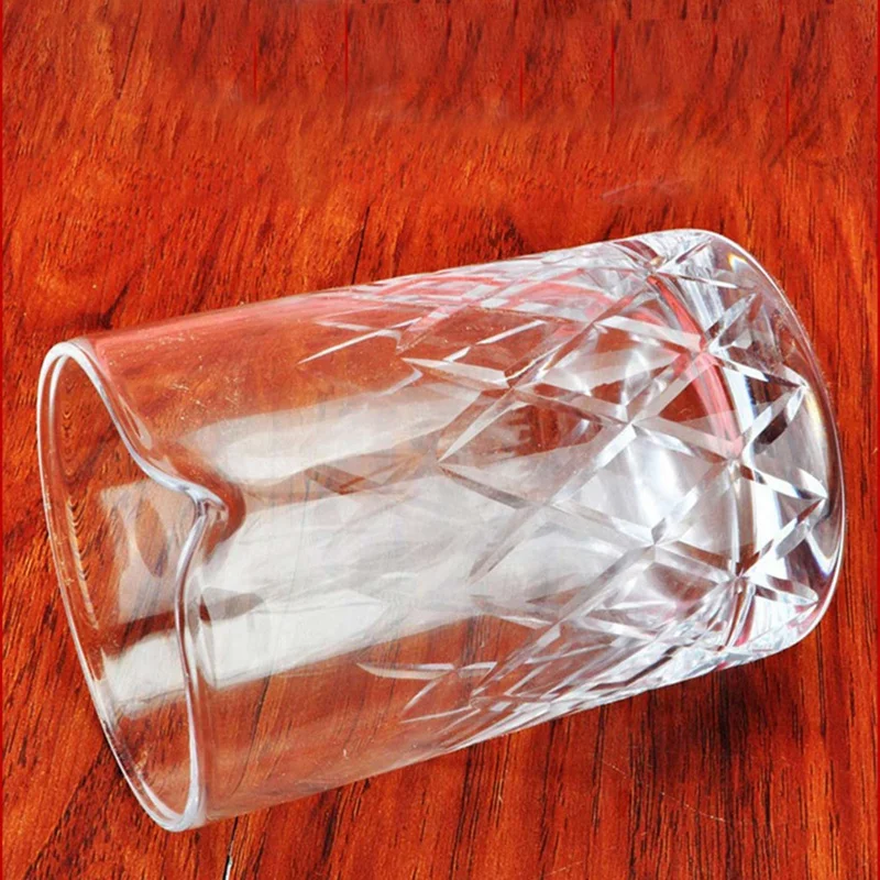 2X Professional Cocktail Crystal Mixing Glass Bar Accessories Mixer Bartender Wine Cocktail Whisks Stir Cup Glass Cup