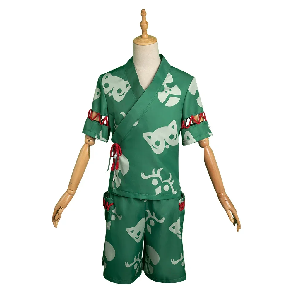 Perrin Cosplay Game Game Scarlet And Violet Fantasy Costume Adult Women Men Shirt Shorts Outfits Halloween Carnival Party Suit