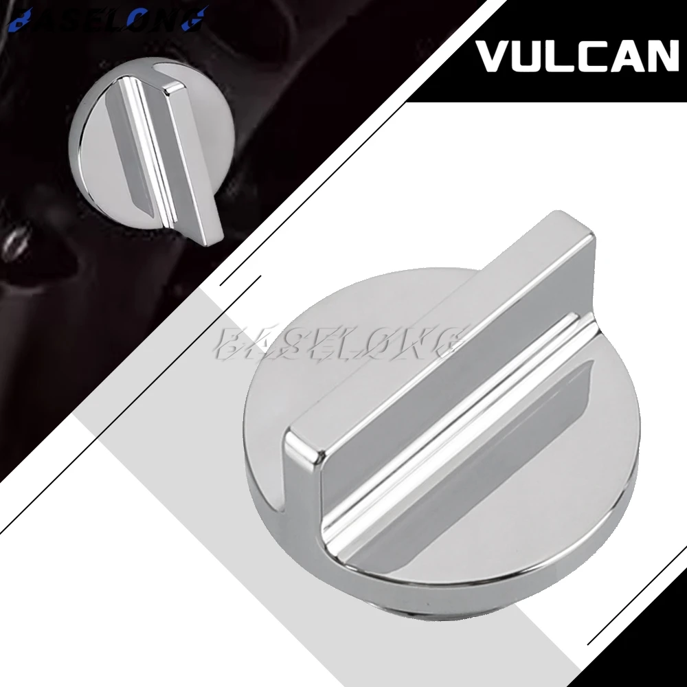 

For Kawasaki VULCAN 900 Vn900 Vulcan900 Classic LT Custom SPECIAL EDITION Motorcycle Chrome Billet Oil Filler Cap 2006-2024 2025
