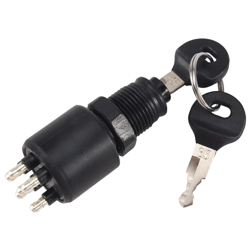 ETRT 3X Ignition Switch Key Safety Lanyard Lock Assembly For OMC BRP 1996 Up Johnson Evinrude 5005801 For Evinrude