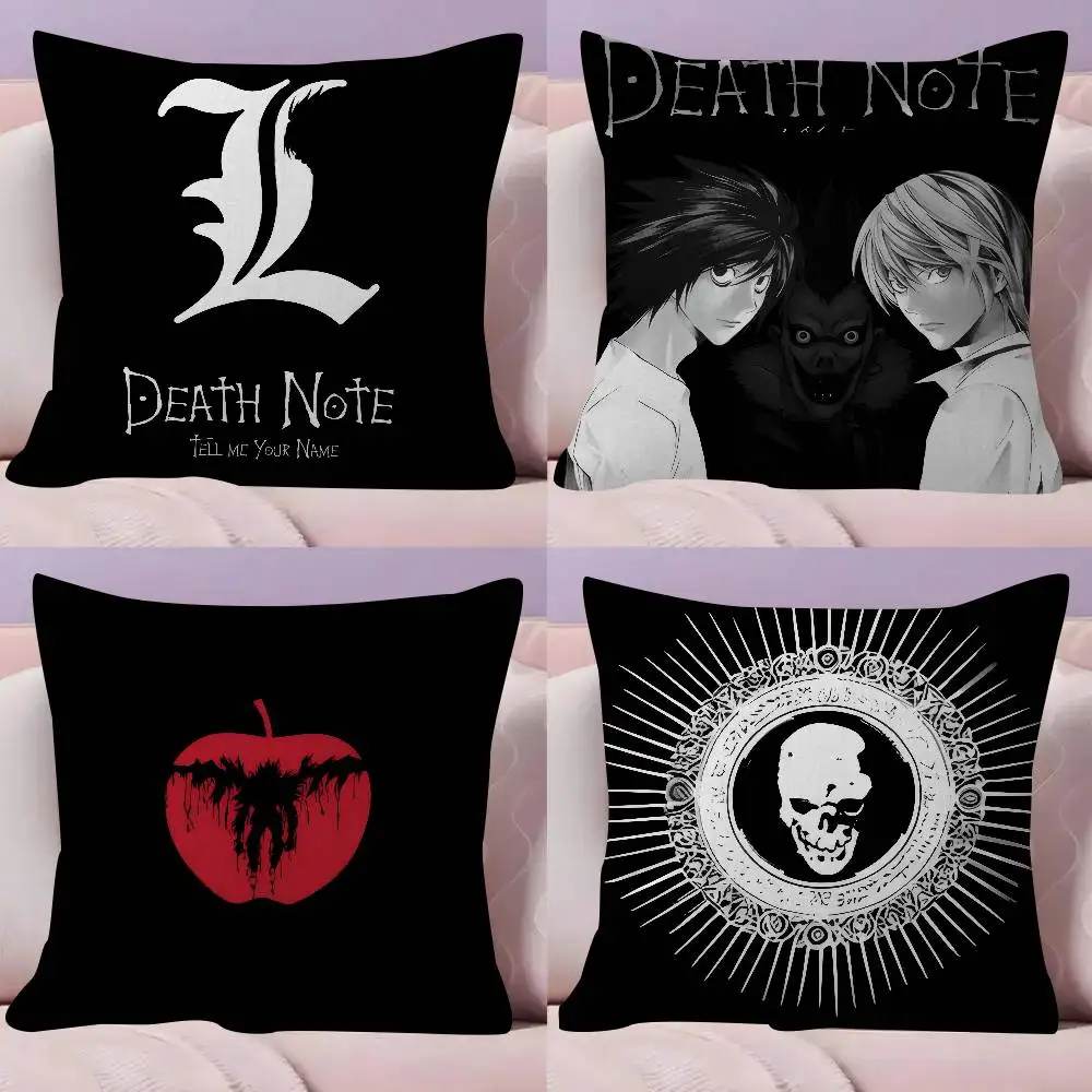 

Anime Death Note hororr Maple Design Cushion Cover Happy Autumn Harvest decor Holiday Decorati Pillow Cover