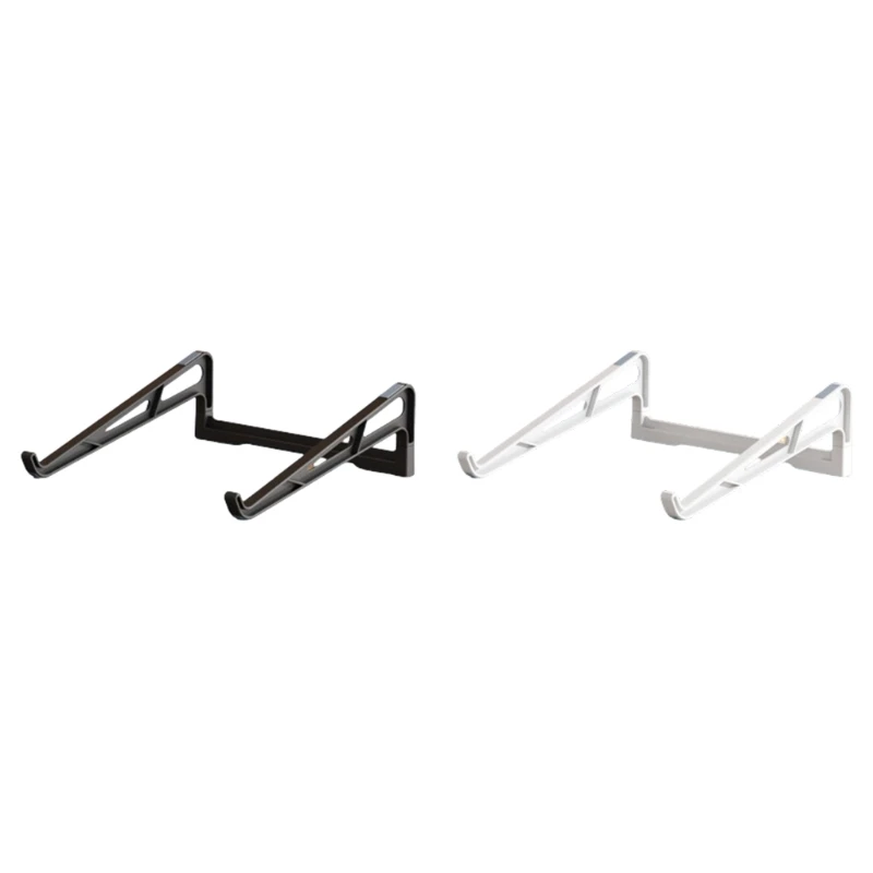 Portable Notebook Holder with Open-Frame Ventilated Support and Desk Viewing Comfort for Study, Work, and Art Use E65A