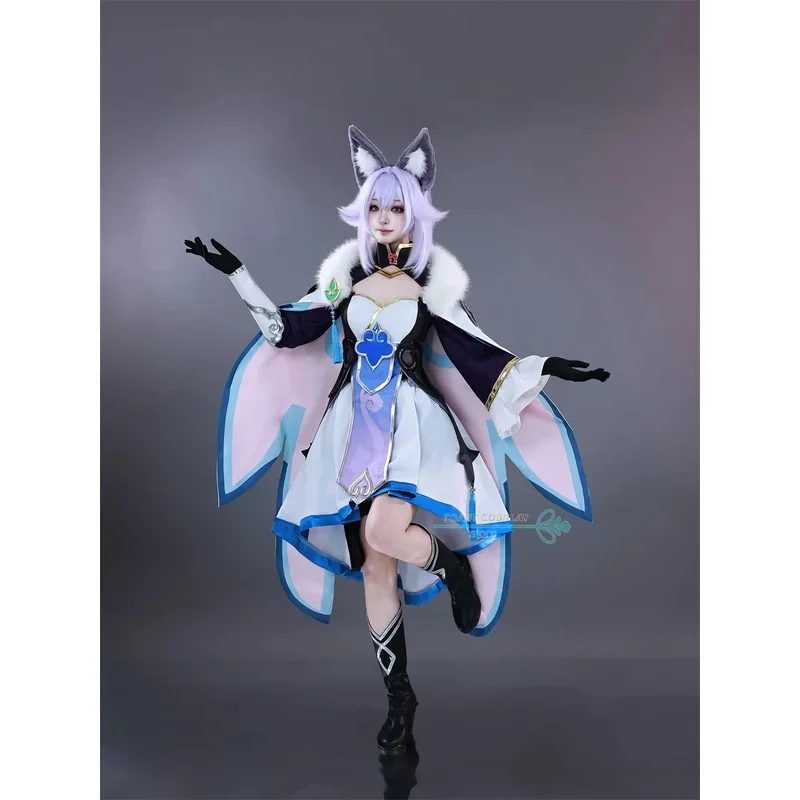 Baiheng تأثيري لعبة هونكاي ستار السكك الحديدية Baiheng تأثيري حلي أنيمي دور اللعب كرنفال حفلة كوميك كون الرسوم المتحركة الدعامة الدعاوى