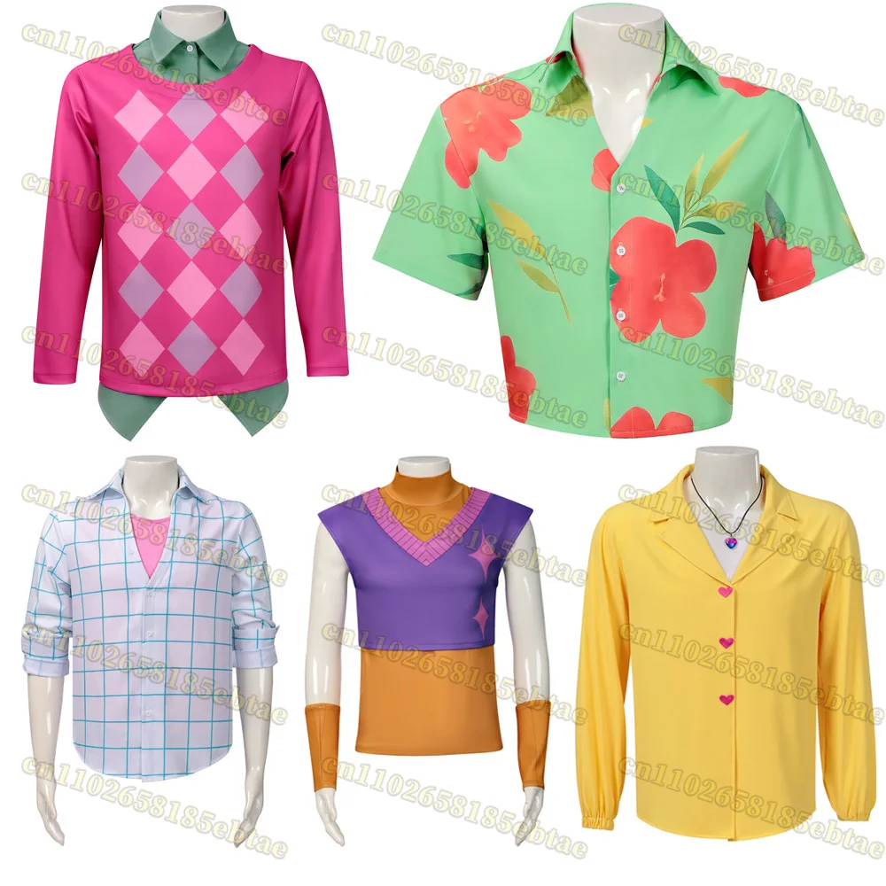 

New KPop Demon Hunters Saja Boys Abby Baby Cosplay Costume Jinu Romance Tops Suit KPop Team Mystery Role Play Uniform Halloween