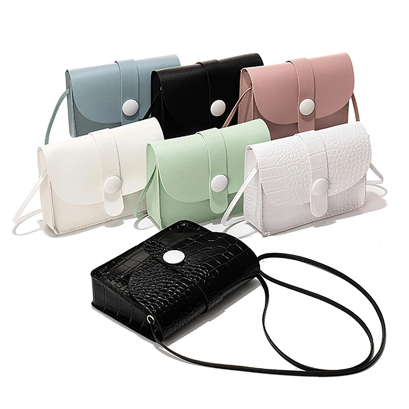 

Fashion PU Leather Crossbody Bag For Women 2023 Solid Color Shoulder Messenger Bag Lady Pendant Pearl Travel Small Handbag