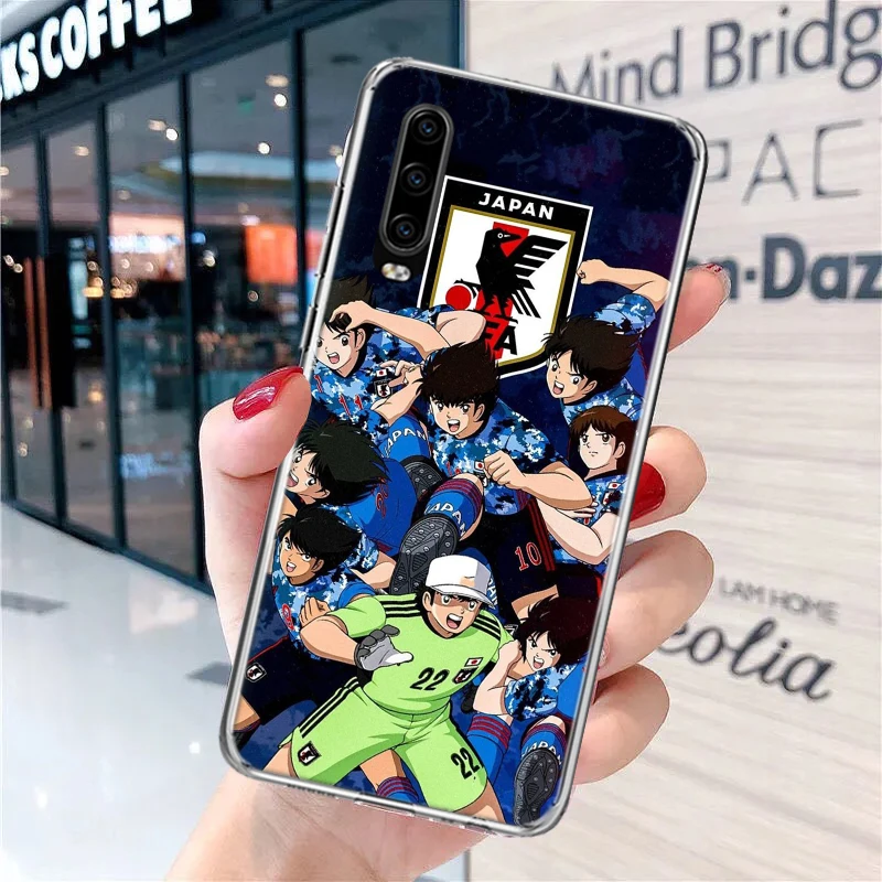 Captain Tsubasa Anime Soft Phone Case for Huawei P30 P40 P50 P20 P10 Lite Mate 20 10 Pro P Smart Z Y5 Y6 2019 Print Custom Cover