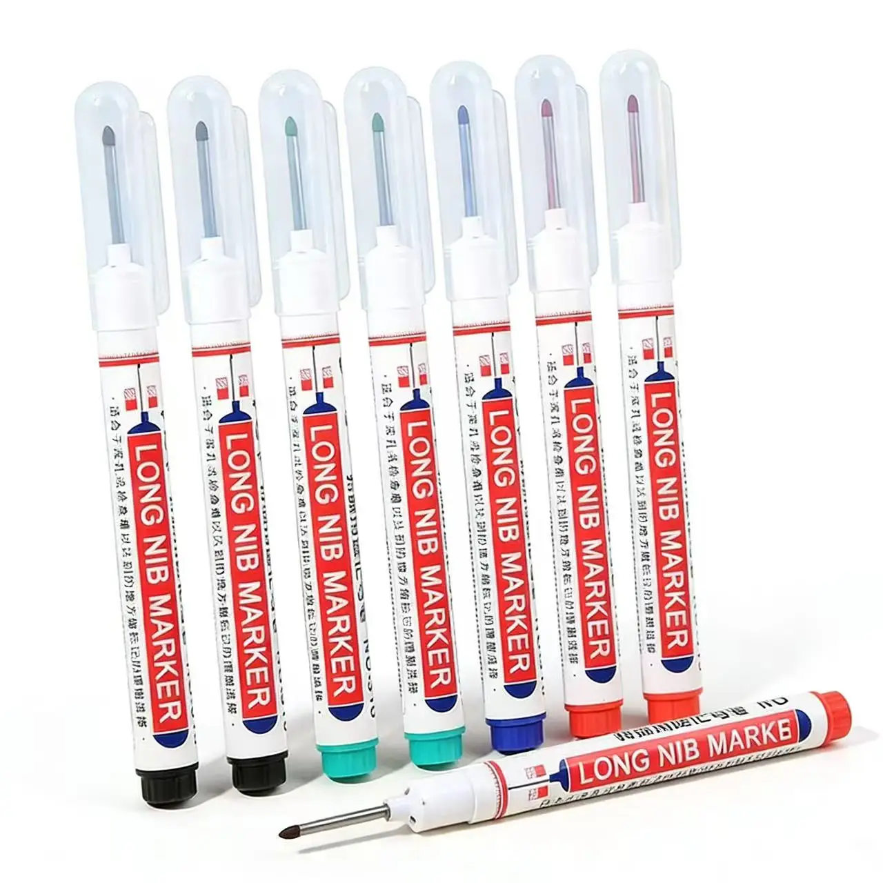 

Набор из 4 перманентных маркеров с длинными наконечниками, яркие и стойкие цвета, подходят для большинства поверхностей