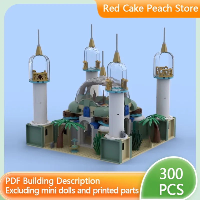 

Medieval Castle Model MOC Building Bricks Desert Castle Towers Modular Technology Children Holiday Gifts Assemble Toys Suit