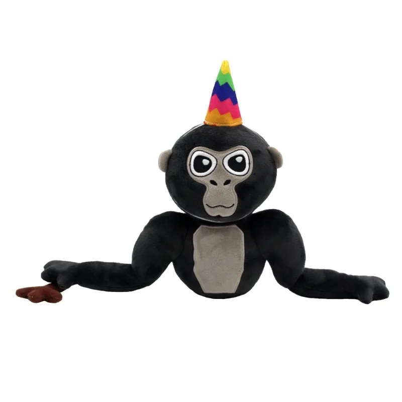 28cm Gorilla Tag Plush Doll Colorful Gorilla Tag Monke Anime Plush Toys Soft Stuffed Animals Dolls Home Decoration Girls Gifts