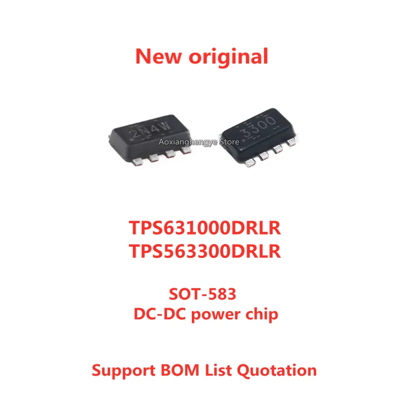 10pcs TPS631000DRLR TPS563300DRLR SOT-583 DC-DC power chip Support BOM List Quotation