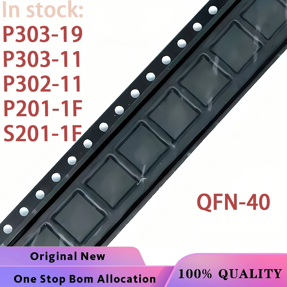 (2-5PCS) 100% New For AUO-P303-19 AUOP303-19 P303-19 P303-11 P302-11 P201-1F S201-1F QFN-40