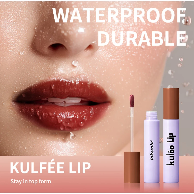 Błyszczyk do ust w dziewięciu kolorach, błyszczyk z masłem shea, nawilżający, nieklejący się, z witaminą E, gładki, długotrwały, wodoodporny makijaż ust.