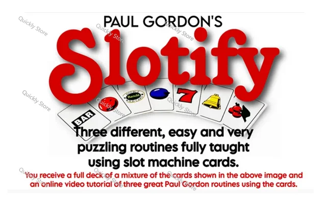 Slotify by Paul Gordon Magic tricks (Instant Download) Quickly send
