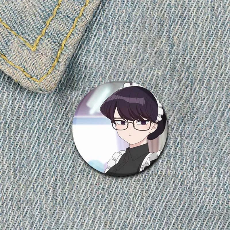 Anime Komi Can T Communicate Lapel Pin Cartoon Cosplay Badge Creative Gifts Gujian Classmates Brooches Cute Pins for Backpacks