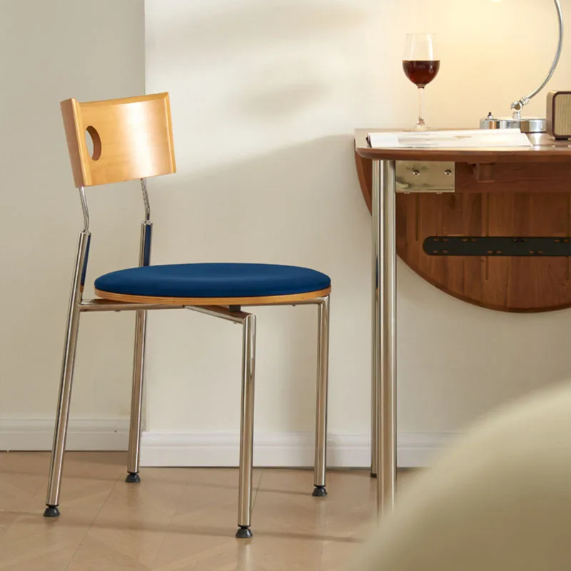 

2pc Italian Dining Chairs Restaurant Nordic Designer Modern Chairs Light Luxury 4pc Dining Room Furniture Sillas Para Comedor