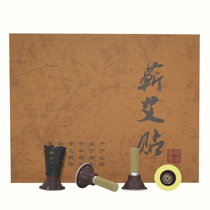 

60PCS Moxa Sticker Self-adhesion Moxibustion Tube Acupoint Heat Acupuncture Tenosynovitis Cure Traditional Medicine Therapy