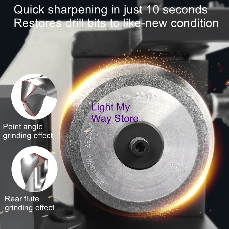 

Fully Automatic Mini Drill Bit Grinder Twist Drill Sharpener Specialized Milling Cutter Grinder for Knife Sharpeners