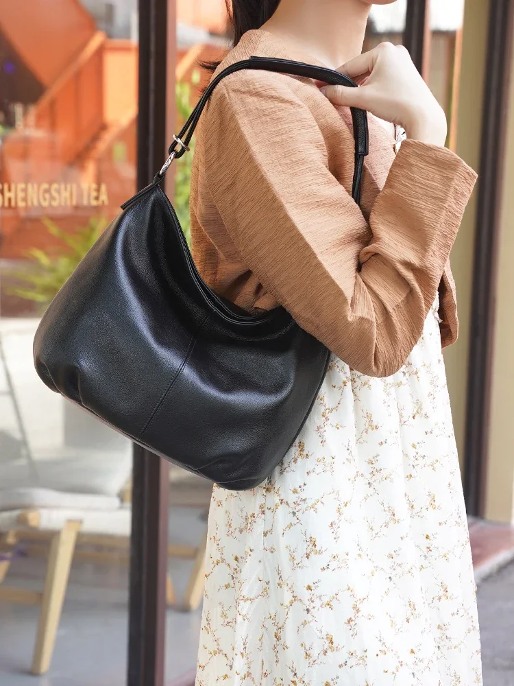 

Zency New Women's Soft Cowhide Leather Shoulder Bag Crossbody Satchel