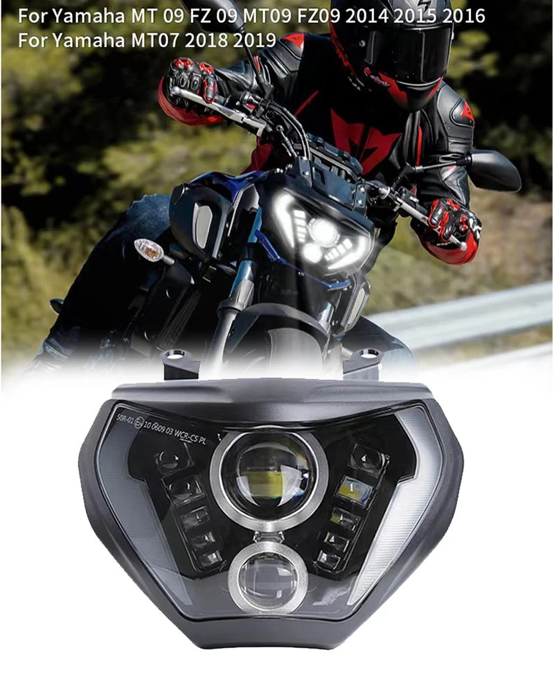 

for Yamaha MT09 FZ09 2014-2016 motorcycle retrofitted headlight LED headlight assembly