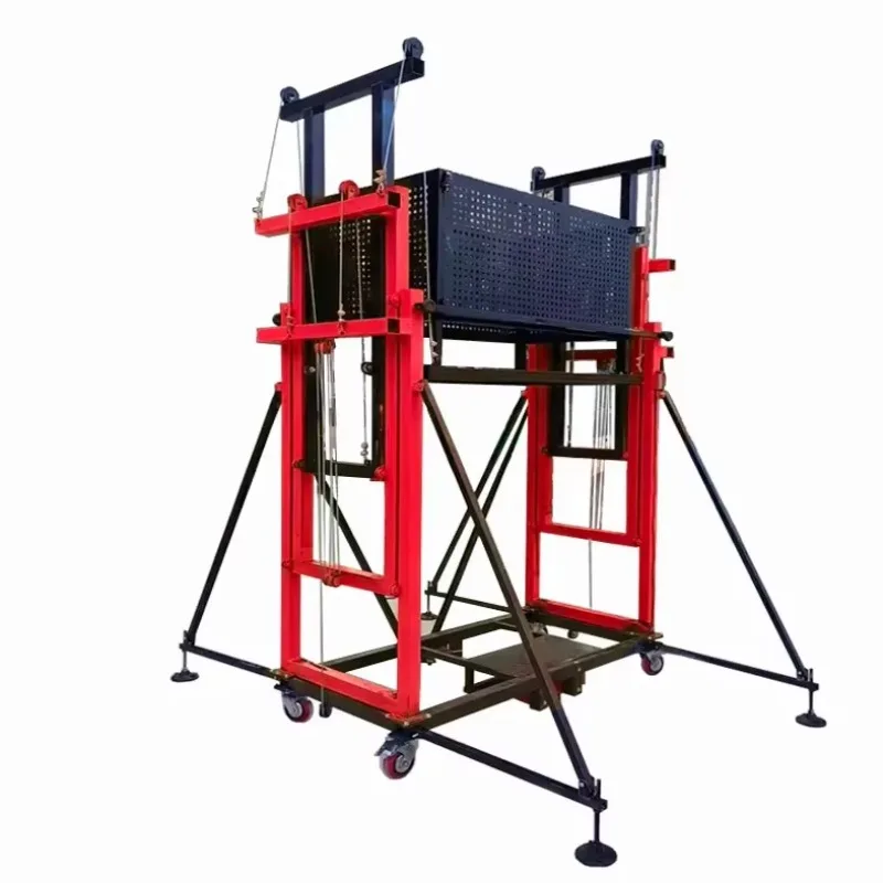 Electric Suspended Platform Building Construction Gondola Scaffold Lift with Safety Lock Hoist for Wall Maintenance