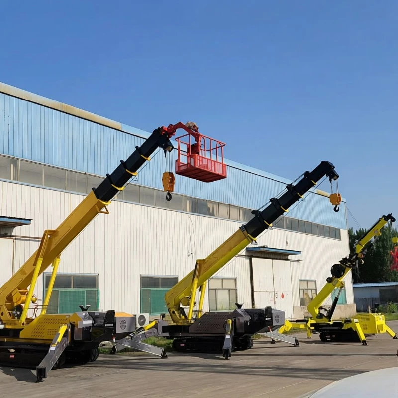 Hot Selling Crawler Spider Crane Telescopic Boom Heavy Lifting Compact Crawler Crane For Construction Sites