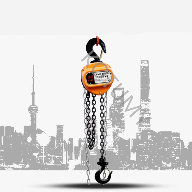 Hand Chain Hoist Winch Portable Hoist Lift Hoist Construction Small Crane Manual Lever Block Lifting