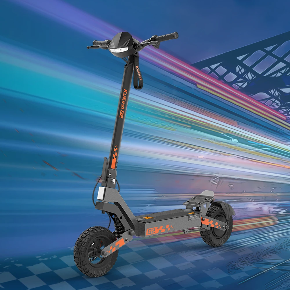 KuKirin G2 Foldable Electric Scooter 1200W 80KM 48V 15AH 45KM/H 55KM Ultra-Long Battery Life + Gift