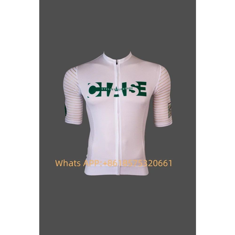 Chaise cycliste couture pánská cyklistika dresy lehoučké prodyšné ilanga dres roupa ciclismo maillot krátký rukáv jízdní kolo topy