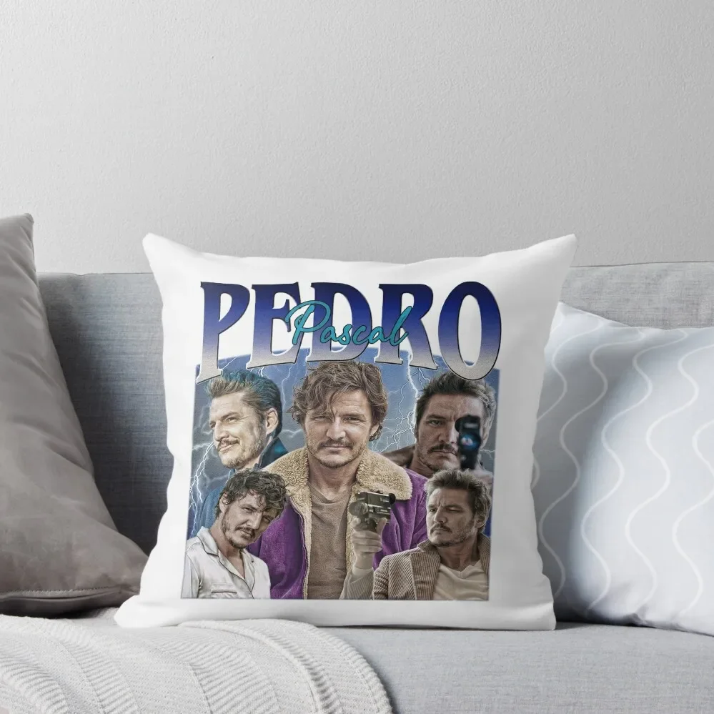 

Pedro Pascal Homage T Shirts Throw Pillow Pillowcases For Pillows Cusions Cover Sitting Cushion pillow