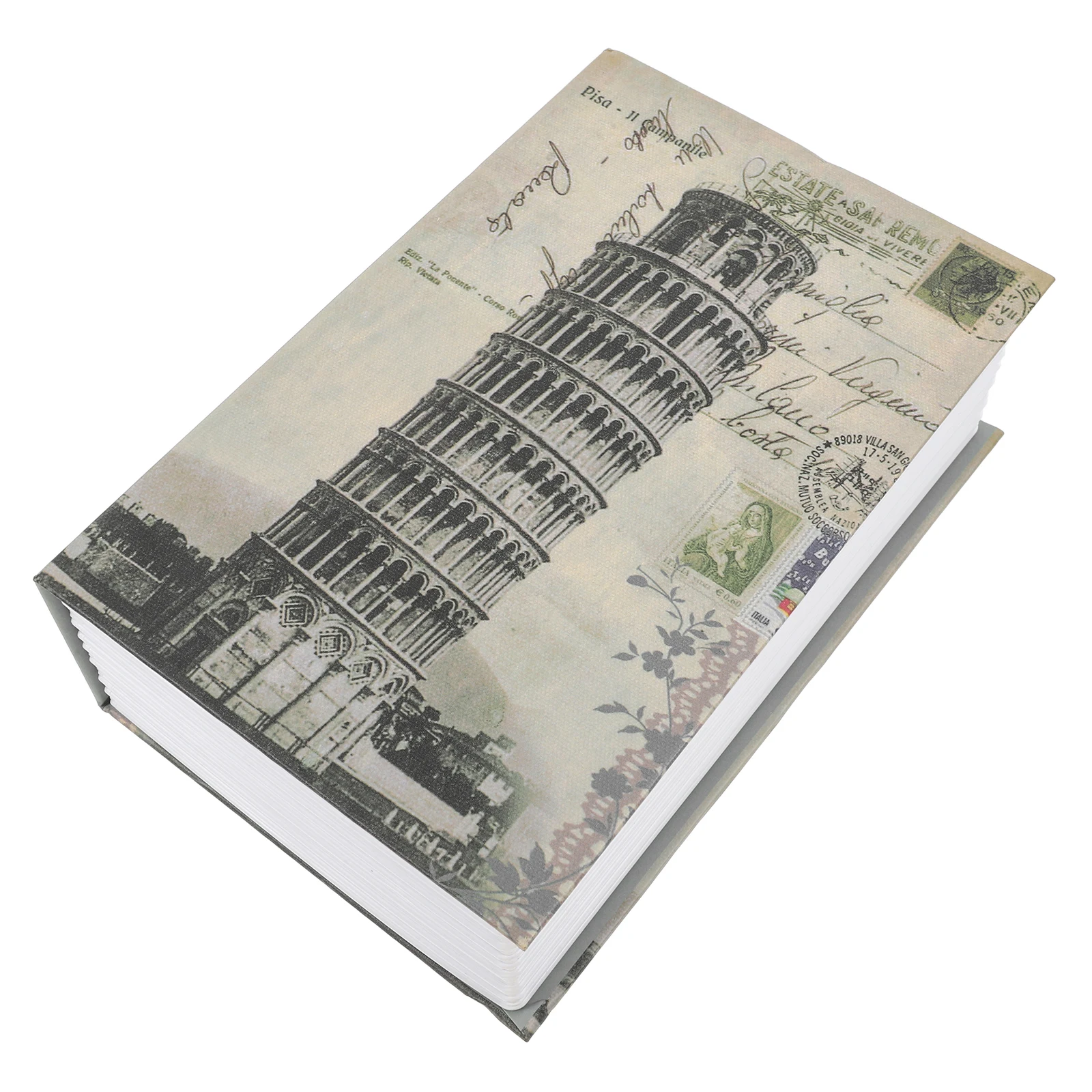 

Box Simulation Book Hidden Storage Tin Lock Container Decorative Item Large Capacity Secret Money Box