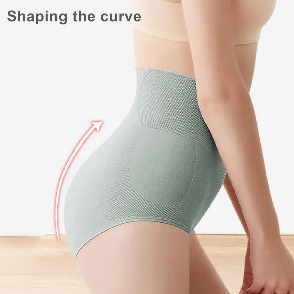 Plus Size Shaping Underpants High Waist Butt Lift Tummy Control Moisture Absorption Postnatal Tummy Control Briefs Women Supply