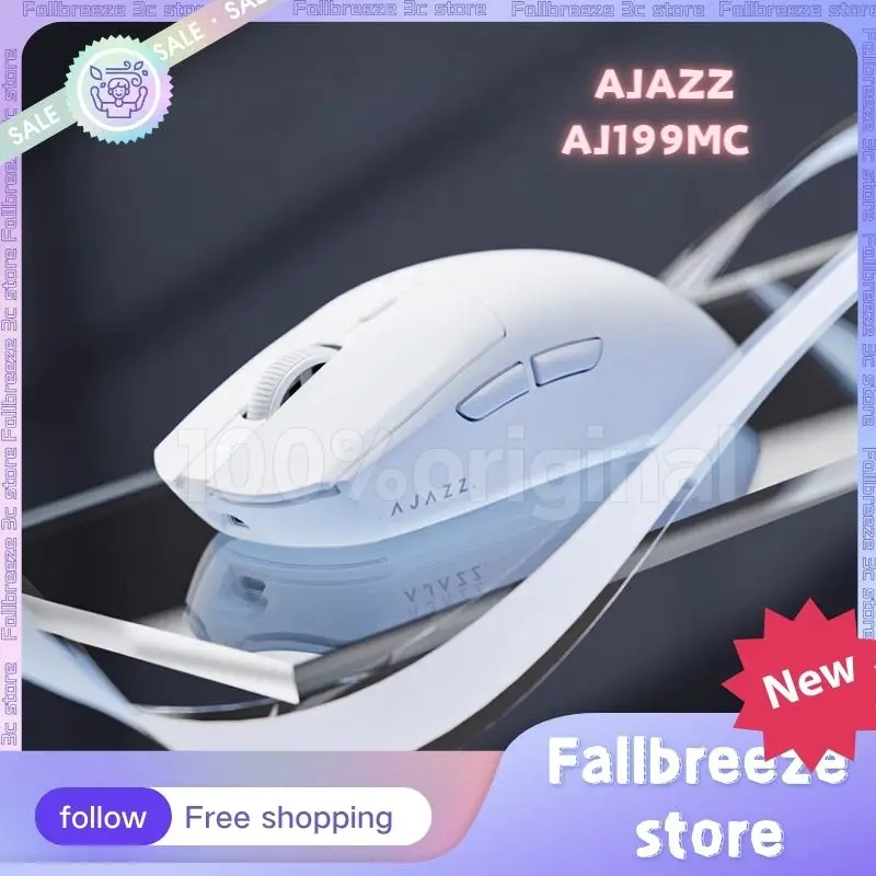 Ajazz AJ199MC Gamer Mouse 2Mode 2.4G Wireless Mouse 16000DPI Lightweight PAW3338 Office Gamer Accessory Mouse Wired Mice Gifts