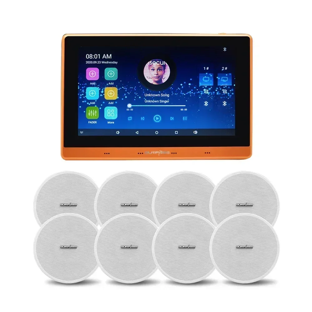 

Лучшая продаваемая звуковая система 2026 года: настенный усилитель (амплификатор) для авто с комплектом потолочных колонок