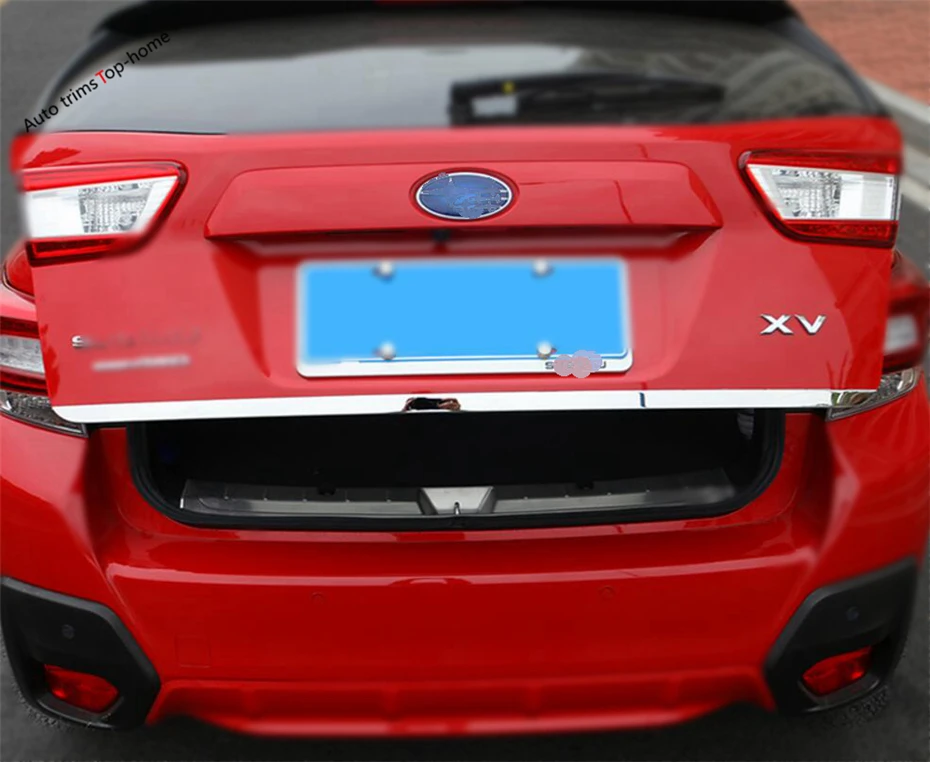 

Yimaautotrims задняя крышка багажника, накладка на дверную ручку, декоративный комплект багажника для Subaru XV Crosstrek 2017-2021 Exterior