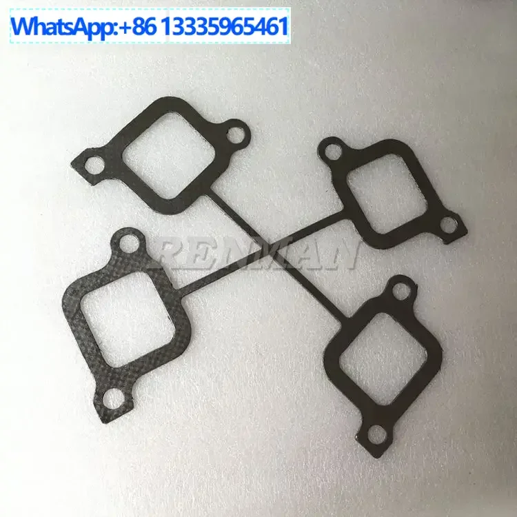 

2Pcs Applicable to Chongqing Cummins N14 exhaust manifold gasket 3865235 generator set gasket exhaust pipe gasket