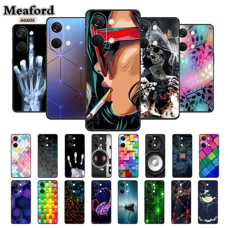 For OnePlus Ace 2V Case Luxury Protector Soft Silicone Phone Cover for OnePlus Nord 3 Nord CE 3 Lite Shockproof Fundas Nord CE 3