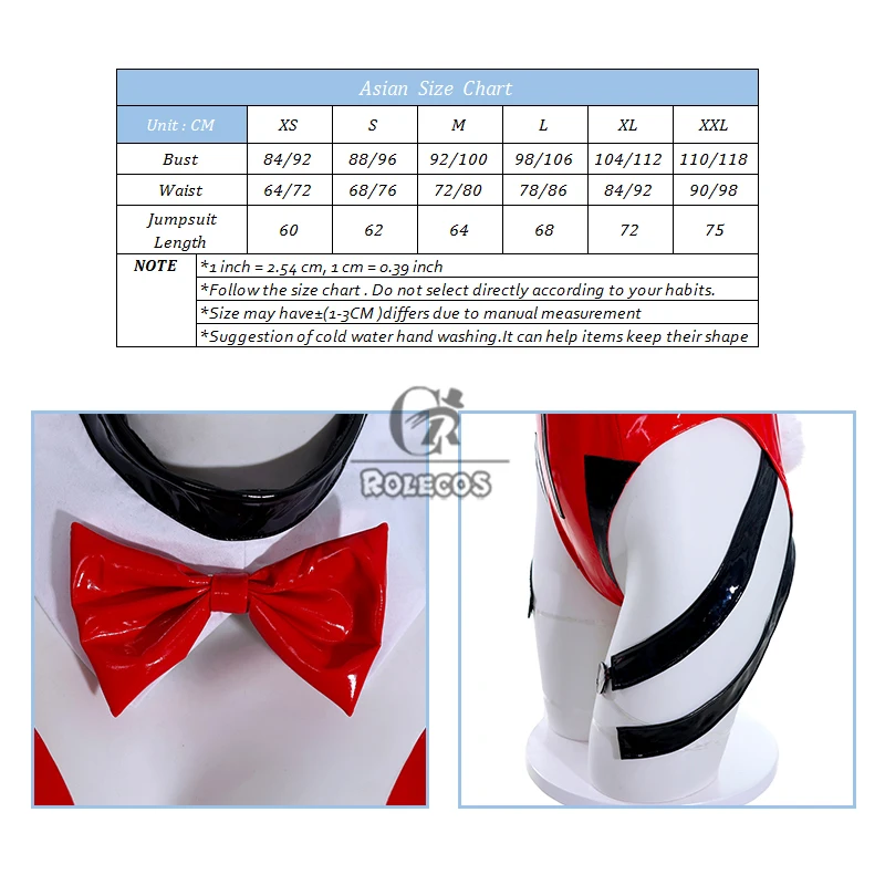 ROLECOS Anime Asuka Bunny Suit Asuka Langley Soryu Cosplay Costume Sexy Red Women Bunny Girls Jumpsuit Halloween Bodysuit