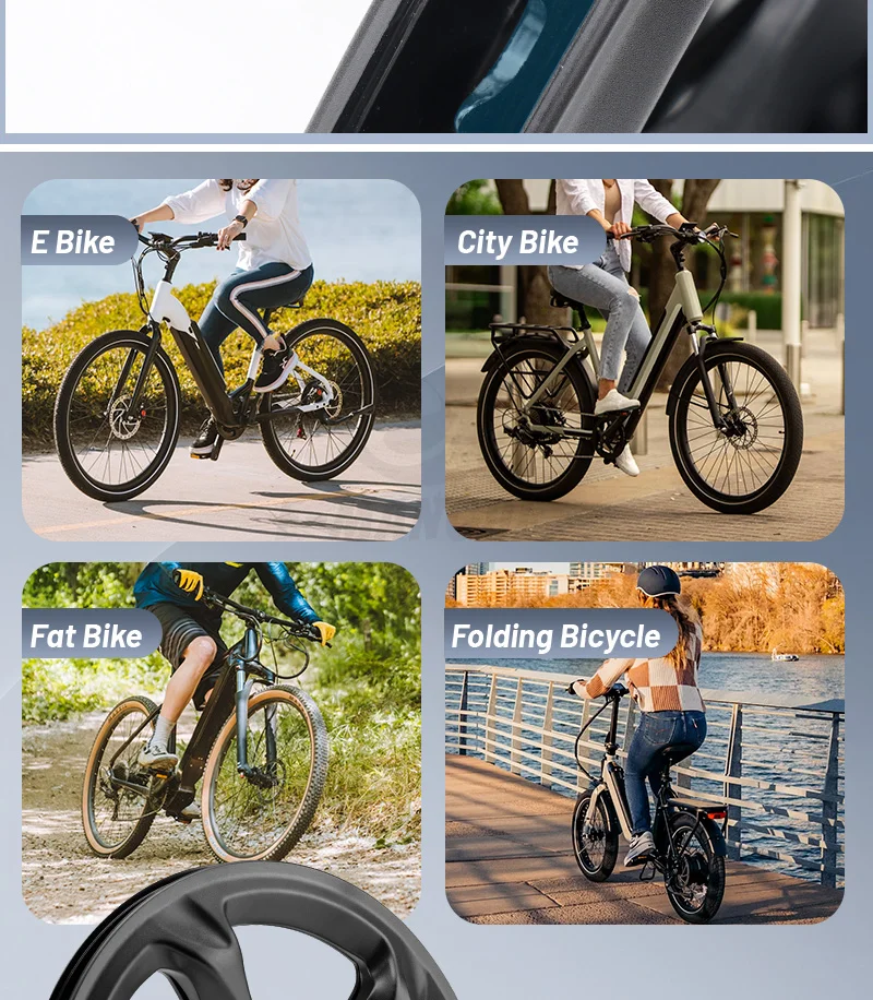 Fahrradkurbelgarnitur 52T Einzelkettenblatt Fahrrad 152mm Kurbelarmsatz für 6/7/8 Gänge City Bike, Fat Bike, E-Bike, Faltradzubehör – Detail 13
