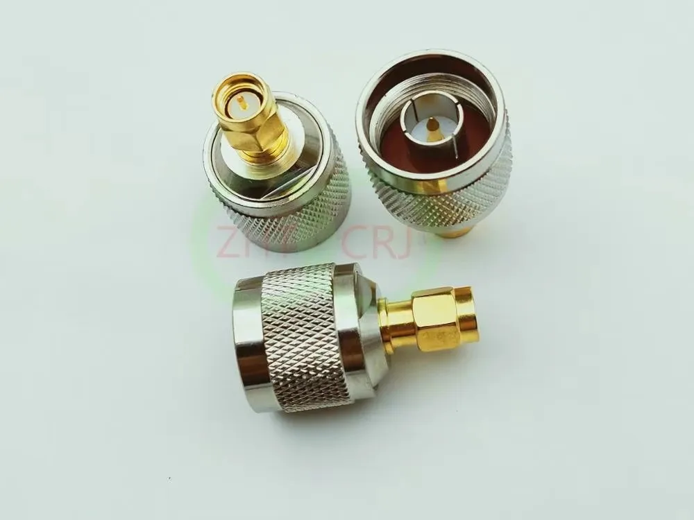 BRASS SMA male to N male plug RF convertor connector straight connector