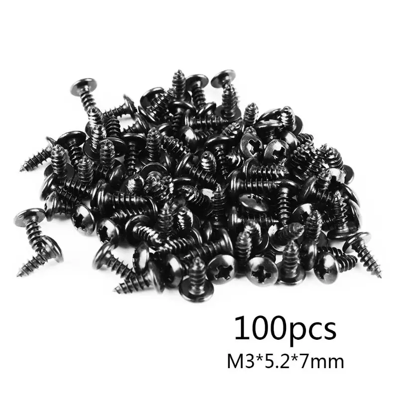 Torx Screws Truss Head Tapping Screws Pan Oval Head Cutting Screws Engine Cover Undertray Splashguard Universal 100pcs