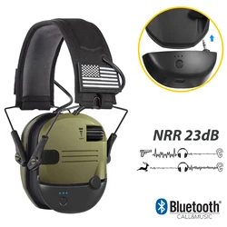 Wireless Tactical Electronic Shooting Earmuff Anti-noise Headphone Sound Amplification Hearing Protection Headset Foldable