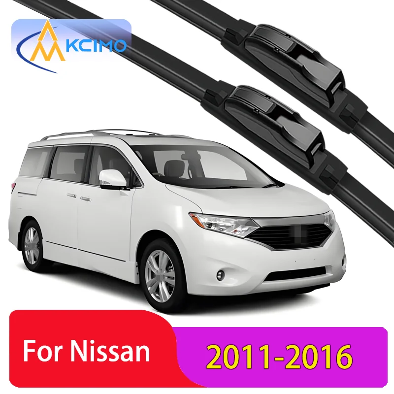 

2PCS New Front Windshield Wiper Blade for Nissan Quest RE52 2011-2016 Front Windshield Auto Wipers Blade Accessories 2016 2015