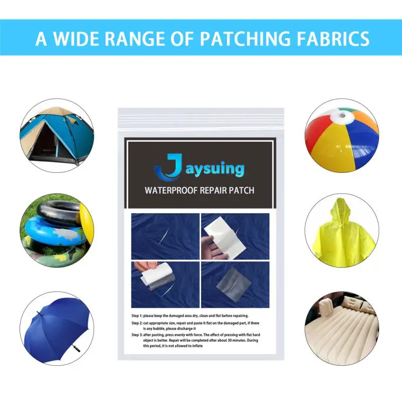 1/2/4PCS Transparent Patches Waterproof Self-Adhesive Outdoor Tent Swimming Ring Inflatable Pool Air Beds Repair Sticker