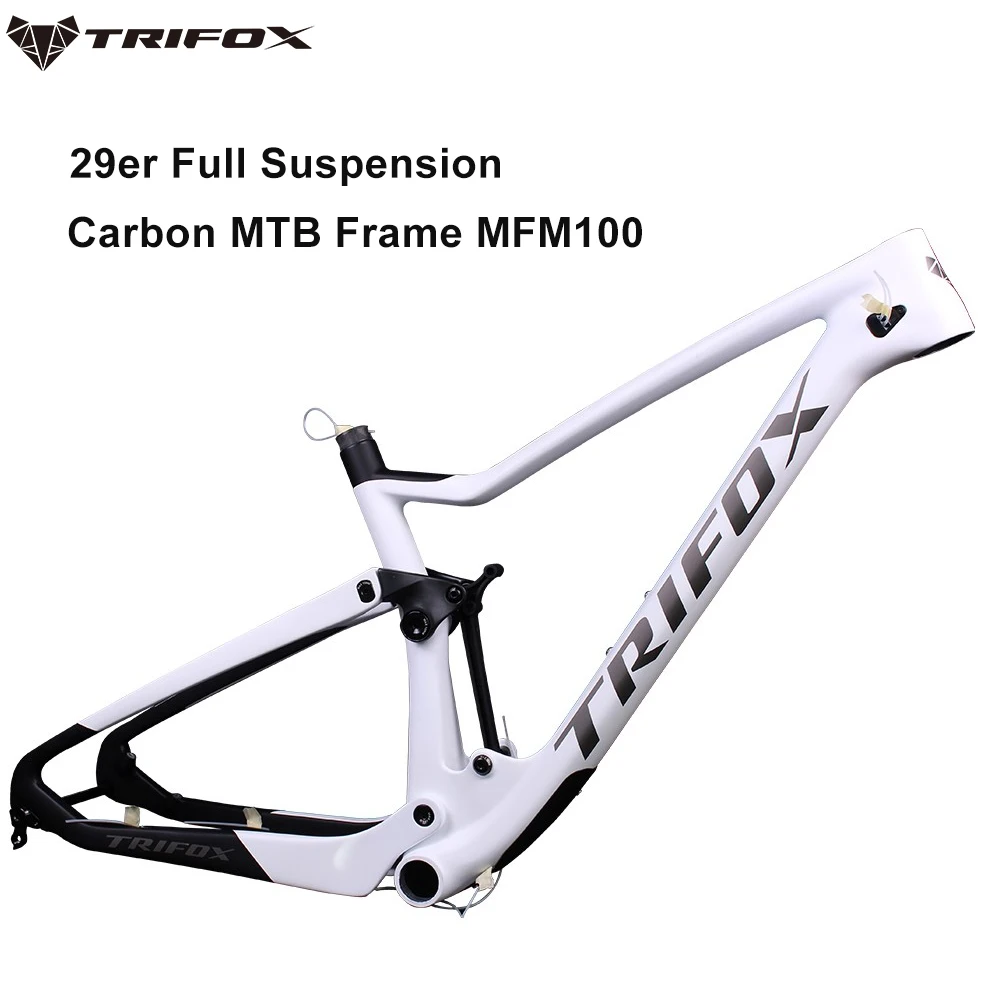 TRIFOX Superlight T1000 Full Carbon Fiber MTB Suspension Bike Frame MFM100 29er Boost 148*12 MM Rear Spacing Mountain Bicycle