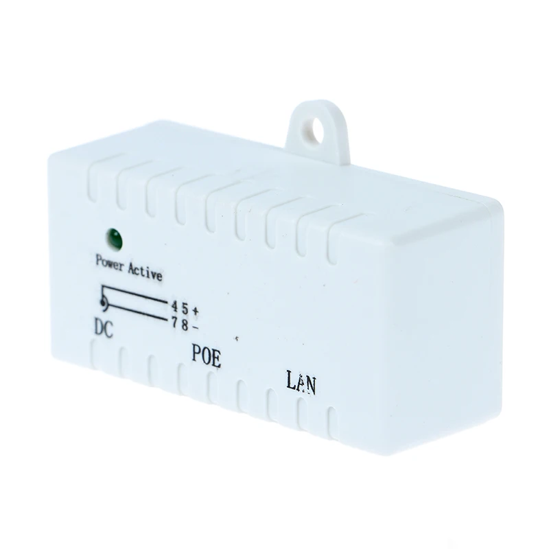 Passivo POE Injector para Câmera IP, Rede Mount Adapter, Telefone VoIP, Netwk AP Device, 2V-48V, 10 Mbps, 100 Mbps