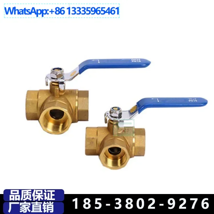 

2Pcs Perry stainless steel 304 two-piece three-way ball valve T-type L-type manual thread buckle three-way ball valve Q15F-16P