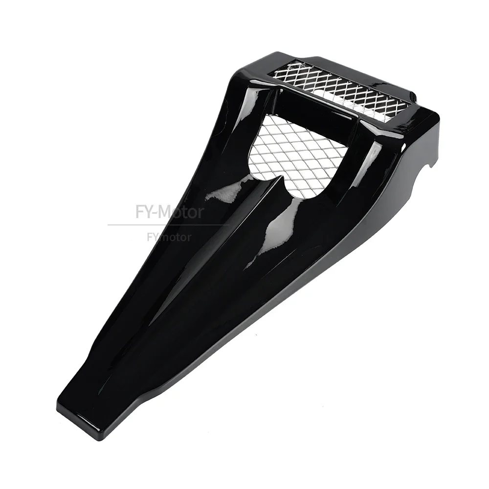 Przednia owiewka motocykla Osłona chłodnicy Podbródek Spoiler Rozciągnięty pasuje do Harley Touring Electric Road Street Glide Road King — zdjęcie 4