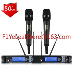SKM9000 Professional Uhf Wireless Microphone 2 Channel Handheld Microphone Receive 150m For Karaoke Show Stage Performance