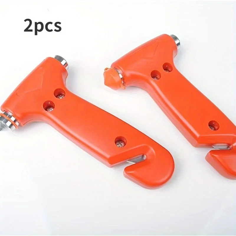2 pieces of car 2-in-1 multifunctional safety hammer, automatic driving emergency rescue hammer, fire escape broken window